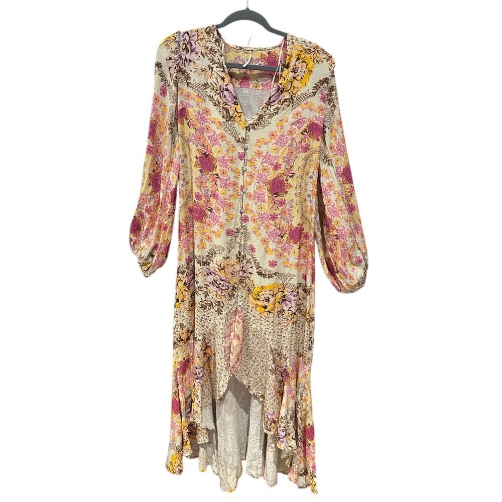 NWOT FREE PEOPLE Marais Printed Maxi Dress XS - Picture 5 of 15